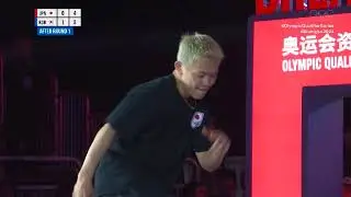 Issin vs HongTen Round Robin | Olympic Qualifier Series 2024 | Breaking &lrm;Shanghai