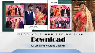 No Password | Best Wedding Album Design 12&times;36 Psd Template