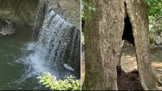 #14 INDIAN RUN FALLS 🦆| Serene Forested Urban Oasis with a Stream | Beautiful Cascading Waterfall