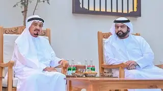 حاكم عجمان وولي عهده يتقبلان تهاني ولي عهد الفجيرة والمهنئين بشهر رمضان