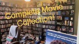 Complete Blu-Ray/4K/DVD Collection! 6,000 Movies! 🤯📀