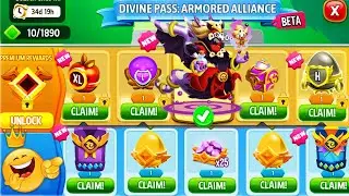 Dragon City: All DIVINE PASS Rewards x High Doom Priestess Dragon | FULL UNLOCKED 2025! 😱