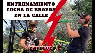 🥇Entrenamiento de ARMWRESTLING en Parque de CALISTENIA / Ejercicios para lucha de brazos en español