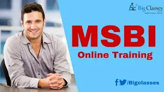 MSBI Online Training - MSBI SSRS Tutorial Videos - BigClasses