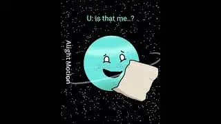 Neptune made a drawing for Uranus 😭 || @SolarBalls || fan animation (read desc)#solarballs #planet