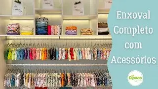 Enxoval Completo Personalizado de Fraldas Ecológicas Dipano