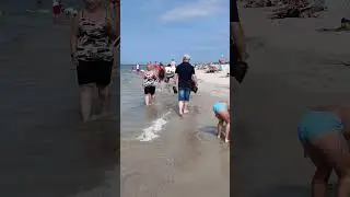 Łeba piękna plaża  - Zobacz nadmorskie życie! Lato 2025 #Łeba