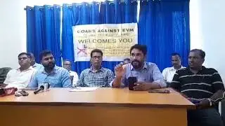 Goan Reporter News:: Members of Goa against EVM's Press Conference