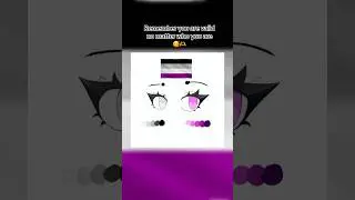 Asexual flag as anime eyes #pride #anime #procreate #digitalartist #artist