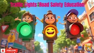 🚦 Stop, Look, Listen! | Traffic Light Song for Kids | Road Safety Rules for Children 🚸
