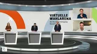 Virtuelle Wahlarena der Bundesvereinigung Bauwirtschaft am 15. Juni 2021