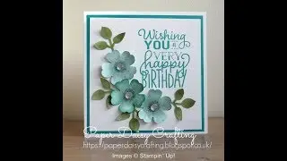 Flower shop blooms coloured with Stampin' Blends from Stampin' Up!