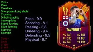 Headliner James Tavernier Player Review.