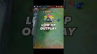 LOW HP OUTPLAY - MOBILE LEGENDS #mobilelegends #shorts #short #fyp