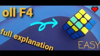 new oll / oll name F4 / full algorithm / explanation / finger trick