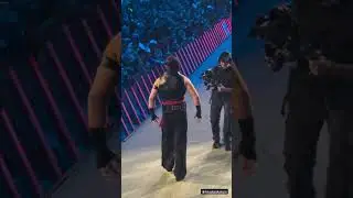 Shinsuke Nakamura Makes His Entrance Into The Ring At WWE Royal Rumble 2025