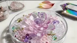 ASMR BIRTHSTONE CRYSTAL FLOWERS 😮 #aiasmr #ai 