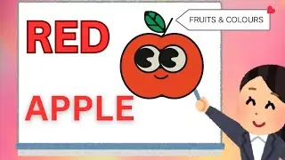 Fruits and Colours Song for Kids | Learn Apple Banana Mango 🍓🥭