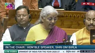 LIVE : Union Budget 2026 LIVE | Nirmala Sitharaman Speech & Highlights
