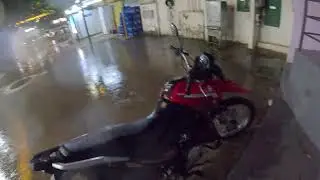 crosser xtz 150c trajeto para casa!(chuva) tiver que desligar a GoPro! 4 de janeiro de 2026🇧🇷🏍💨