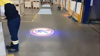 Virtual Sign Projectors for Warehouse  & Industrial Spaces