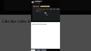 Did you ever use tooltip attribute in html? #html #css #programming