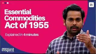 Essential Commodities Act Of 1955