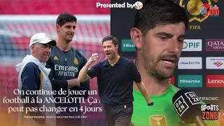 THIBAUT COURTOIS YEMEJE UBUBI BWA CARLO ANCELOTTI//RAUL ASCENSIO AKOMEJE KUBA MUBI