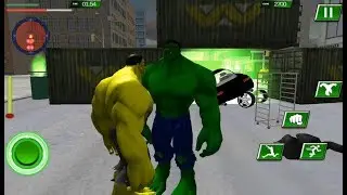 Green monster Hero Vs Incredible Villains | Incredible Green Monster Fight - Android GamePlay