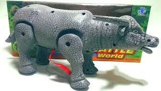 Walking animal toy with sound buffalo - toy cattle for kids