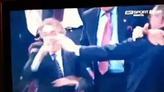 Moratti recita davanti al presidente del barca