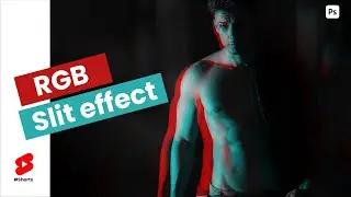 RGB split effect | Photoshop