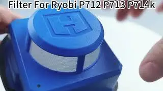 Replacement Dust Filter Kit For Ryobi P712 / P713 / P714k ONE+ Cordless Hand Vacuum