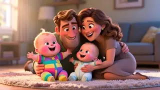 Baby Family Smile 😊 | Kids Song for Toddlers | Sing Along Fun