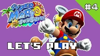 Super Mario Sunshine (Livestream Quality) #4 - Jumping & Surfing | Let's Play, Playthrough, Longplay