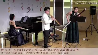 「オーボエ・ファゴット・ピアノの競演『アヴェ・ヴェルム・コルプス ニ長調 K.618』」パレット柏 午後クラ♪