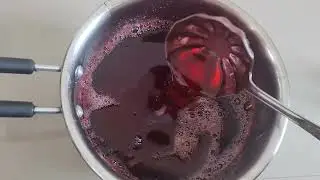 Red wine soap 🫧 making...