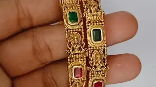 free gift 🎁 98/-one gram gold original bangles collection booking number 9948939093