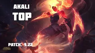 ValukTF|Infernal Akali vs Darius TOP 9.22