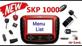 Полный список функций программатора ключей SKP 1000