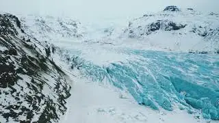 Aerial Iceland Glacier Free Winter Background Videos, No Copyright | All Background Videos