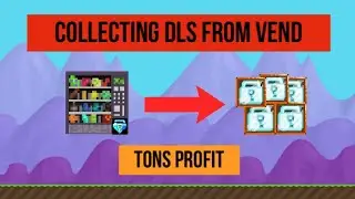 Growtopia - COLLECTING TONS DLS FROM VENDING