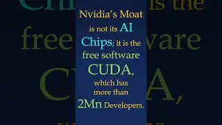 What is Nvidia's Economic Moat #ai #genai #msft #nvidia #msft #azure #shorts