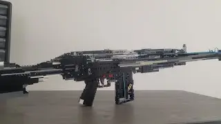 LEGO Select-Fire M249 Brickshooter (Full-Auto - Semi-Auto)