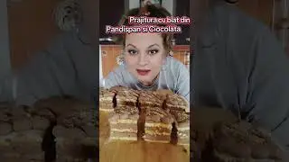 Prajitura cu blat din Pandispan, Ciocolata si Rom 