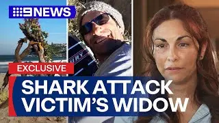 #EXCLUSIVE Widow of shark attack victim&rsquo;s mission to prevent families suffering | 9 News Australia