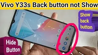 Vivo Y33s back button not showing problem solve // back button setting