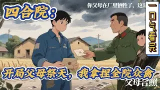 🔥完结！💥独家！《四合院：开局父母祭天，我拿捏全院众禽》社畜唐兴国，穿越四合院。面对道德绑架的一大爷易中海，擅长招魂的贾张氏，看熟知剧情的唐兴国如何拿捏众禽！#穿越#有声漫画#无敌#四合院 #电视剧