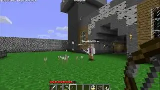 Minecraft: Firing 1,000 arrows into the air! (HD)