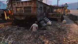 Grand Theft Auto 5 - Trevor's House - Trevor's Trailer | Tour Gameplay (PC HD) [1080p]